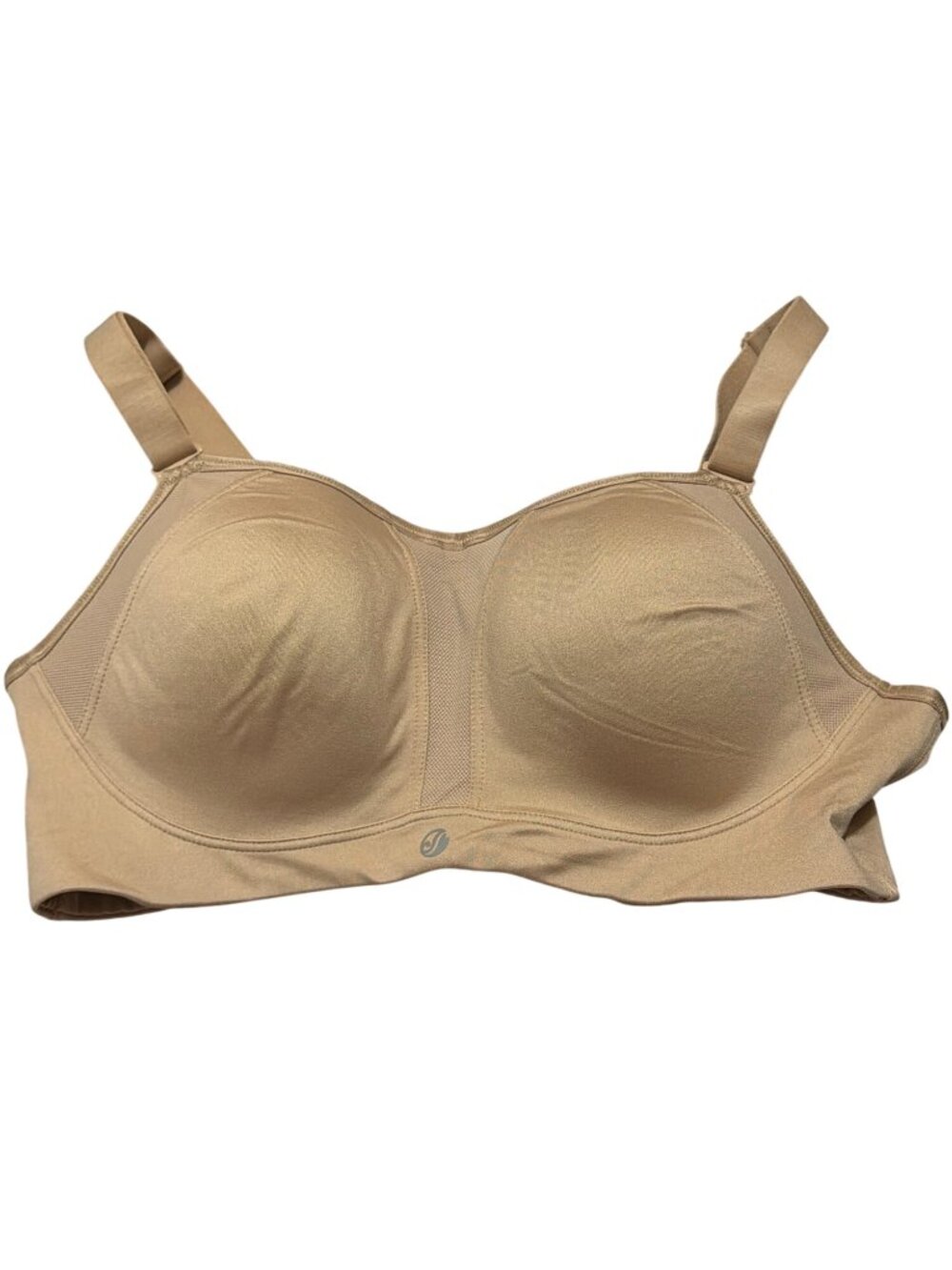 Soma Sport Max Support Contour Bra Beige 36C Nylon Blend Adjustable Straps